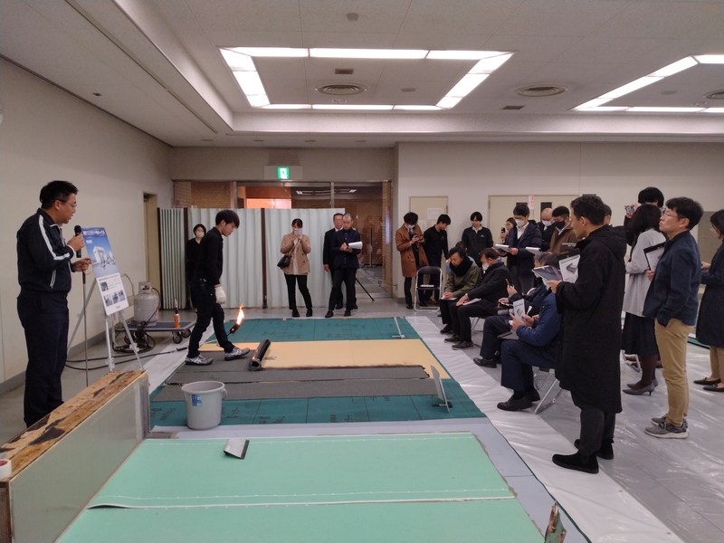 3県(愛知・三重・岐阜)合同　防水デモセミナー①